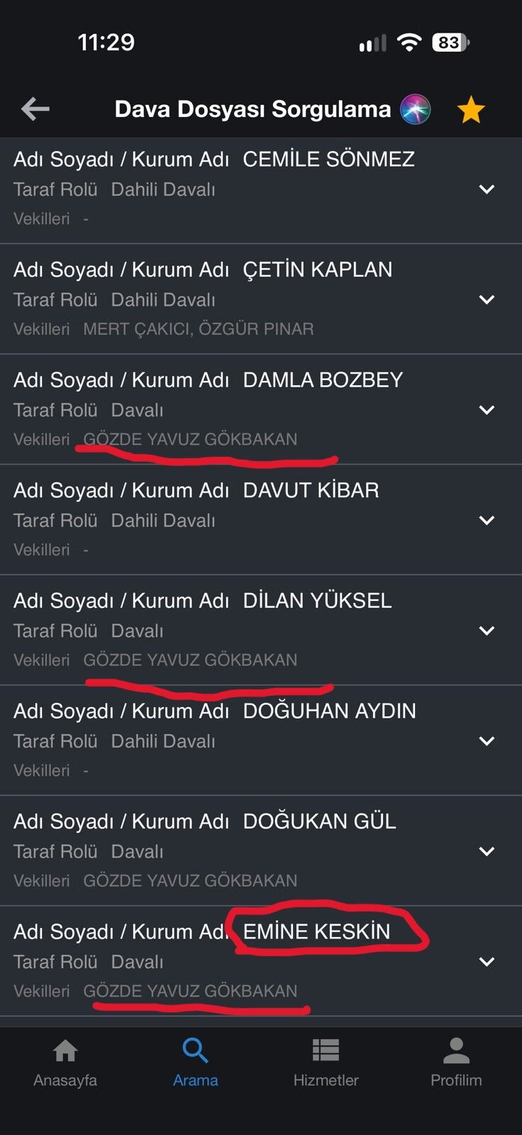 Kent Yapı Sinanpaşa Davacılar 6