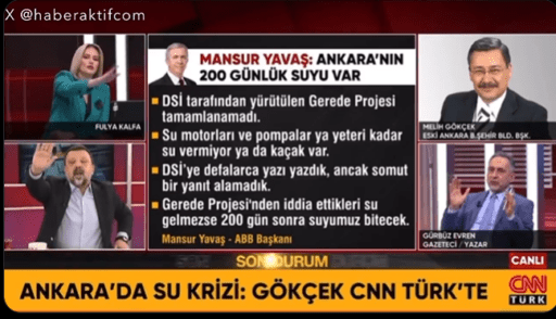 Melik Yiğitel Gürbüz Evren kavgası: "Yalancısın, terbiyesizleşme!"